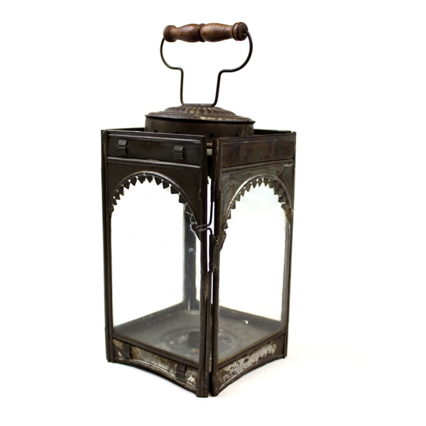 1820s - 1830s tin candle lantern