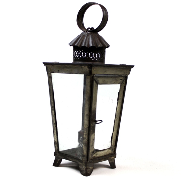 1820s - 1830s tin candle lantern