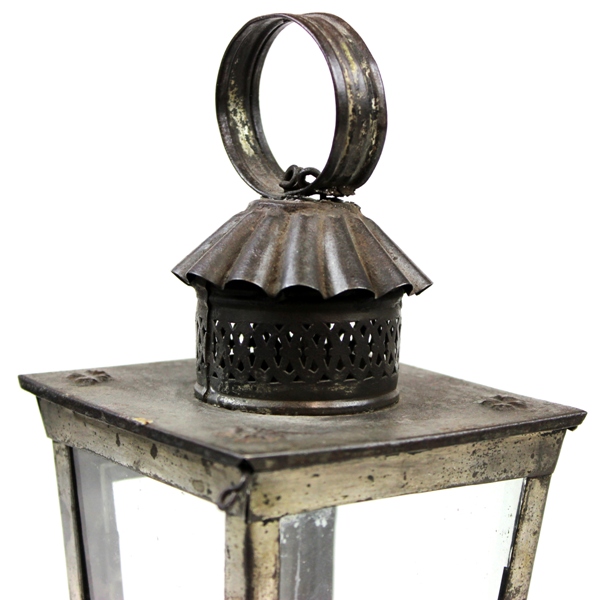1820s - 1830s tin candle lantern