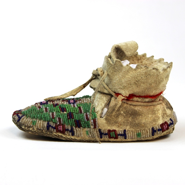 Native American child size beaded moccasins