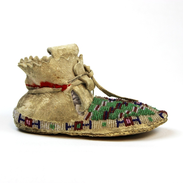Native American child size beaded moccasins