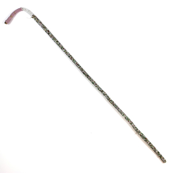 Native American beaded prayer stick - c. 1890s