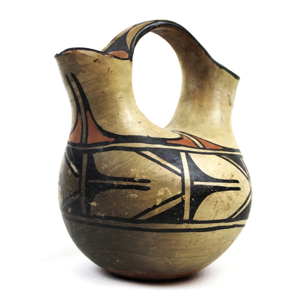 Santo Domingo Indian pueblo wedding pottery - c. 1930s