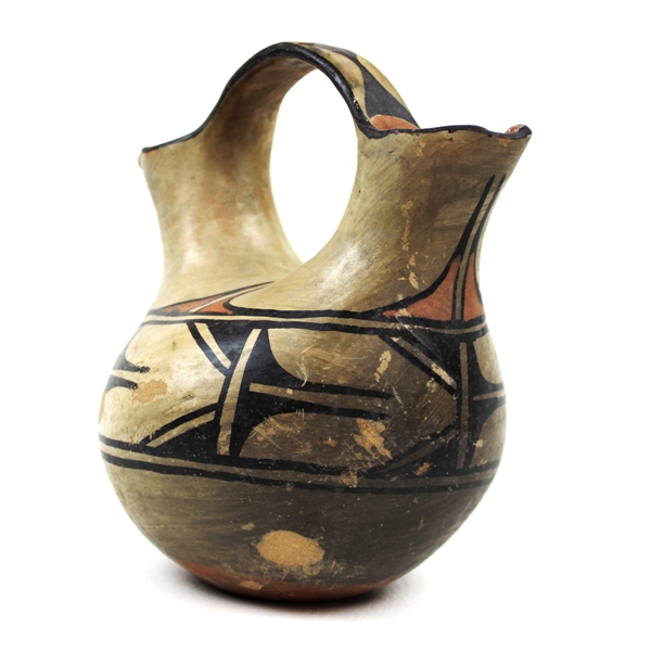 Santo Domingo Indian pueblo wedding pottery - c. 1930s