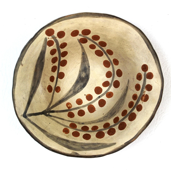 Indian pueblo bowl / plate pottery - c. 1930s