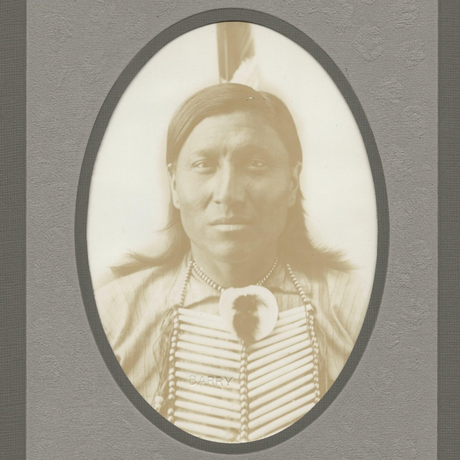 Photograph of Chief Deep Water, Indian Dakota by D.F. Barry