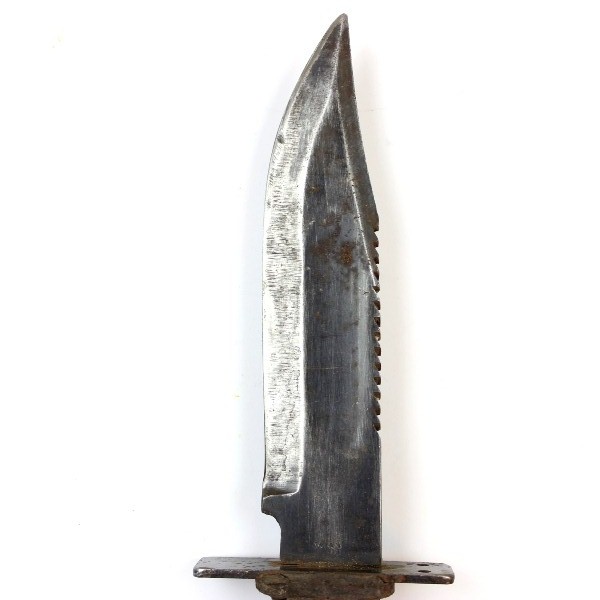 Jet pilot knife w/ 1967 leather sheath and sharpening stone