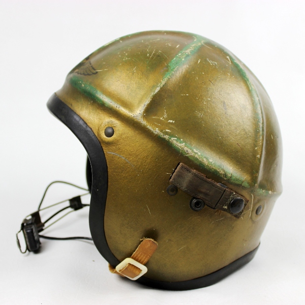 Korean War era USN jet pilot flight helmet type H-4 - Identified