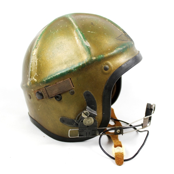 Korean War era USN jet pilot flight helmet type H-4 - Identified