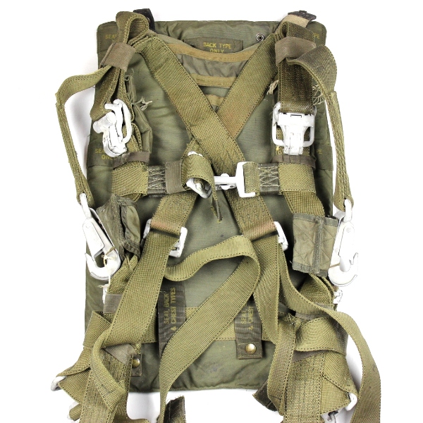 USAF seat-type parachute harness - Drawing 50J68