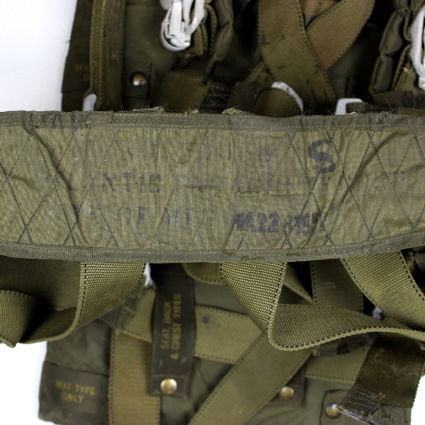 USAF seat-type parachute harness - Drawing 50J68