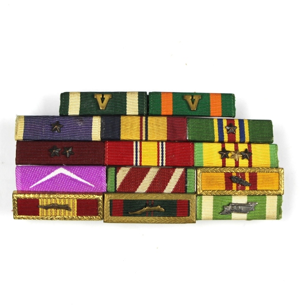 US Navy medal ribbon rack