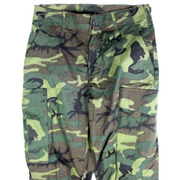 ERDL tropical leaf pattern camouflage combat trousers - Mint