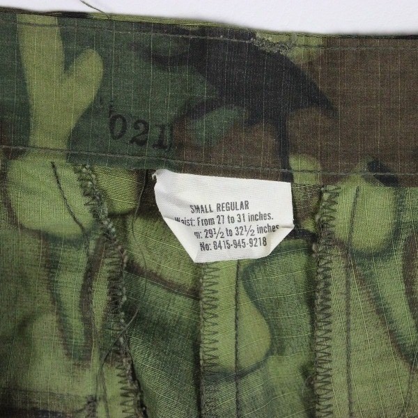 ERDL tropical leaf pattern camouflage combat trousers - Mint
