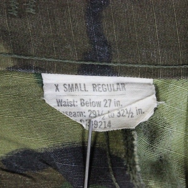 ERDL tropical leaf pattern camouflage combat trousers
