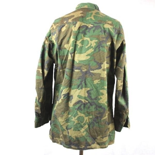 ERDL tropical leaf pattern camouflage combat coat - Med. Long