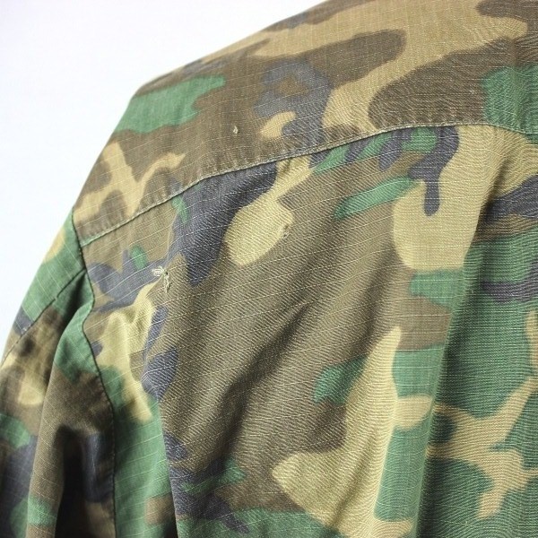 ERDL tropical leaf pattern camouflage combat coat - Med. Long