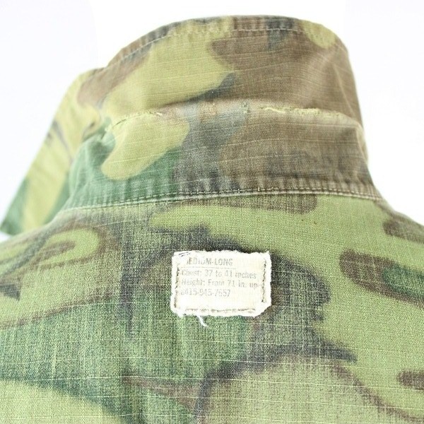 ERDL tropical leaf pattern camouflage combat coat - USMC