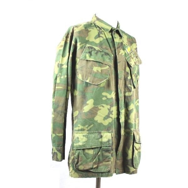 ERDL tropical leaf pattern camouflage combat coat - USMC