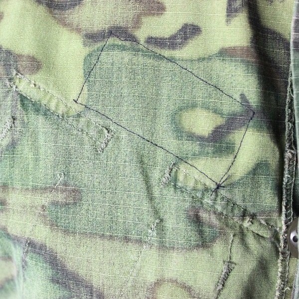 ERDL tropical leaf pattern camouflage combat coat - USMC
