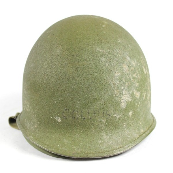 Paratrooper airborne M1C helmet w/ liner - Identified