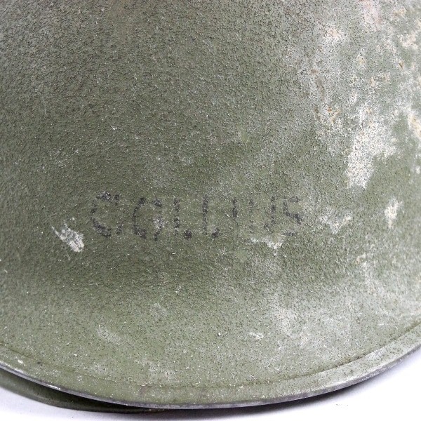 Paratrooper airborne M1C helmet w/ liner - Identified