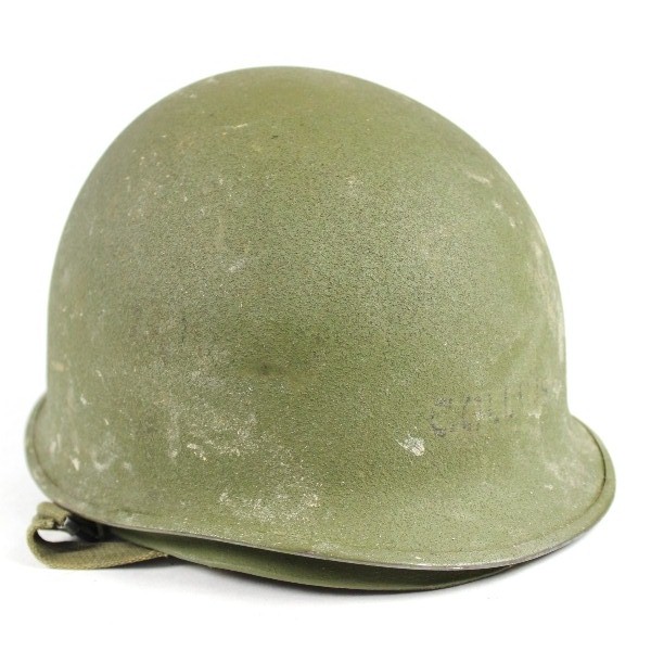 Paratrooper airborne M1C helmet w/ liner - Identified