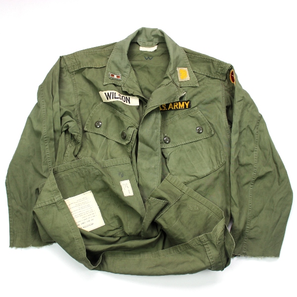 1st pattern jungle fatigue shirt - MACV Army senior pilot
