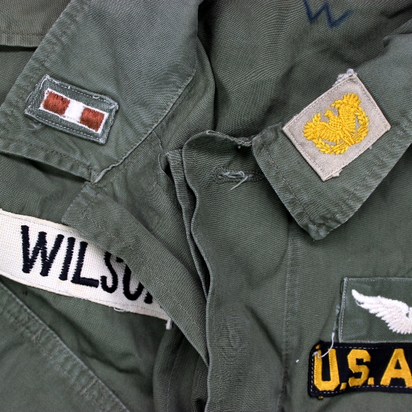 1st pattern jungle fatigue shirt - MACV Army senior pilot