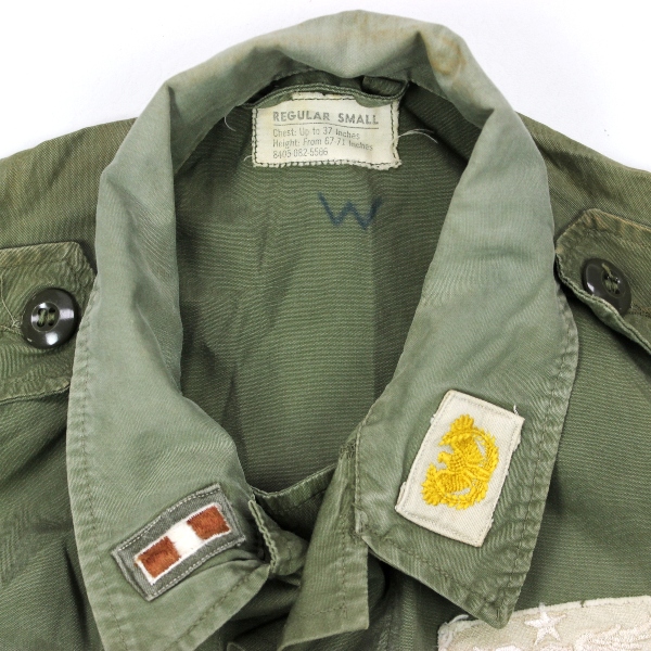 1st pattern jungle fatigue shirt - MACV Army senior pilot