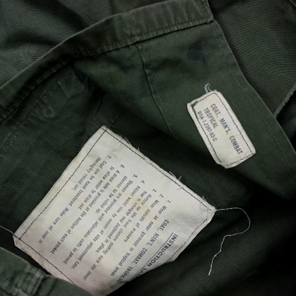 1st pattern jungle fatigue shirt - MACV Army senior pilot