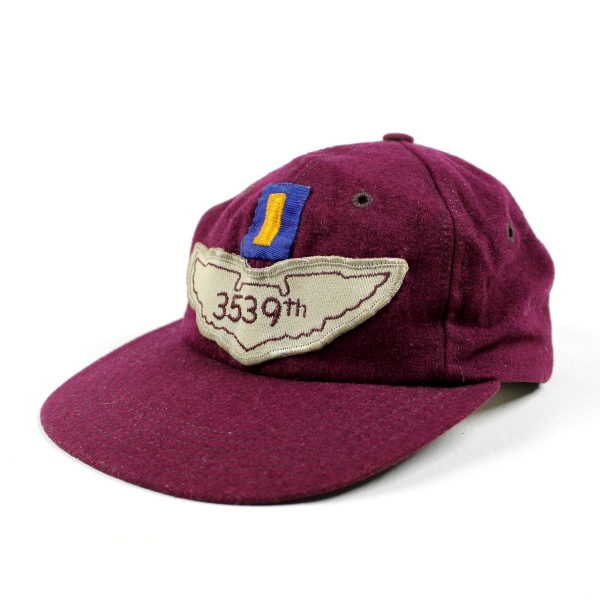 USAF red wool ball cap - 3539th ATS