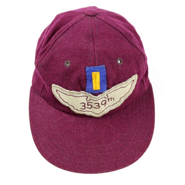 USAF red wool ball cap - 3539th ATS