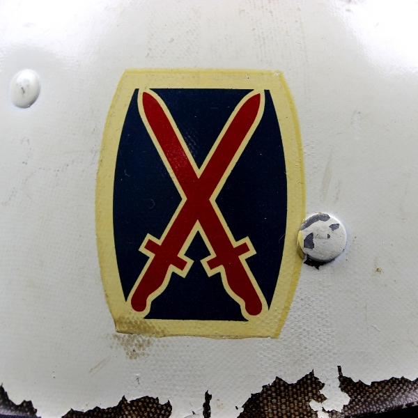 M1 Helmet liner - 10th Infantry Division