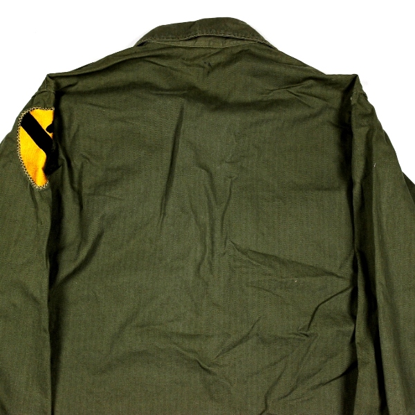 HBT fatigue jacket w/ 1st Cavalry Division patch