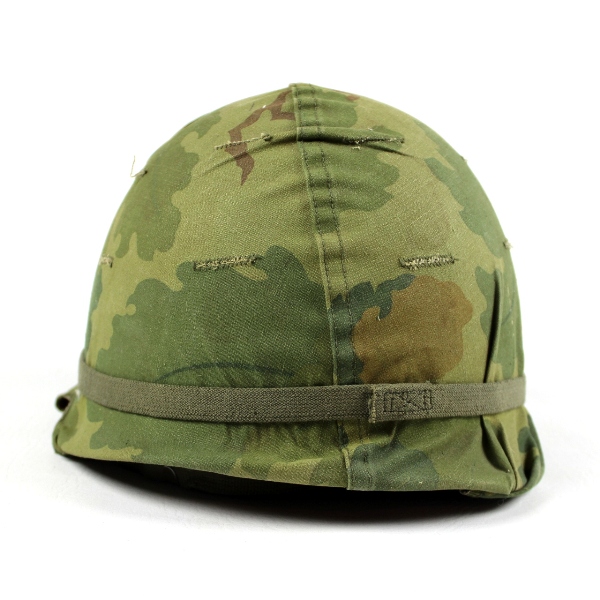 US Army M1 helmet w/ liner and cam cover