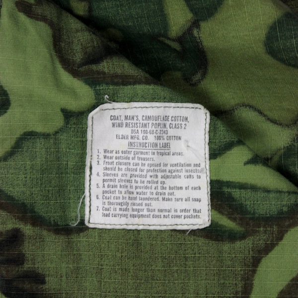 ERDL camouflage jungle fatigue / combat shirt - USAF