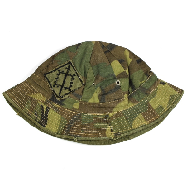 Field-made ERDL camouflage boonie hat - 18th Eng. Bde