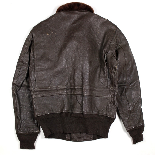 Leather flight jacket type G-1 w/ squadron patch