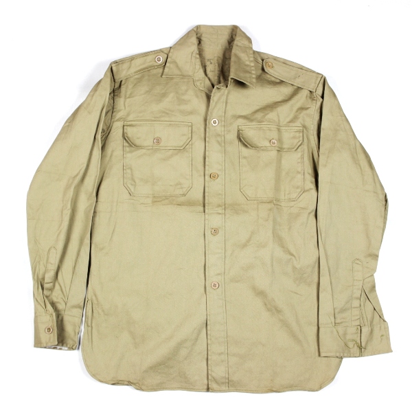 Scarce South Vietnam Army khaki cotton service shirt