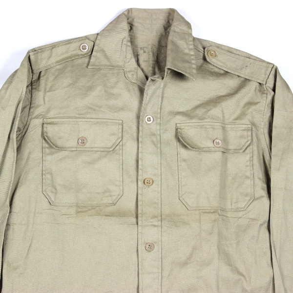 Scarce South Vietnam Army khaki cotton service shirt
