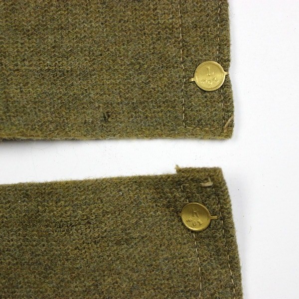 Commonwealth OD wool puttees / leg wraps - Wellington Fox