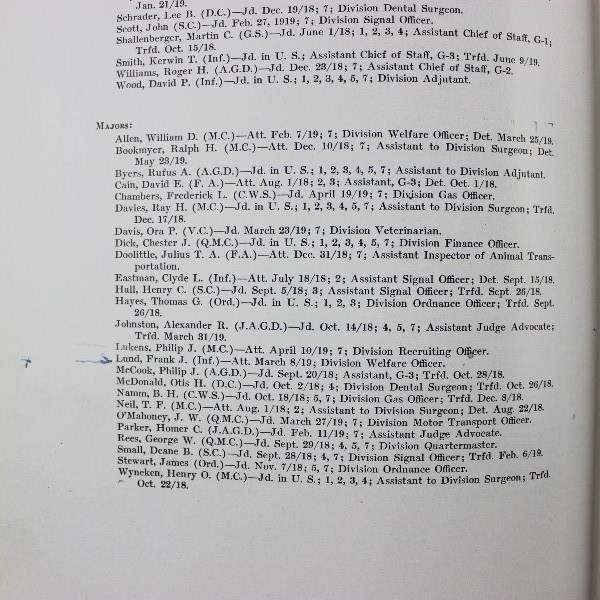 The Fifth U.S. Division In The World War 1917 - 1919