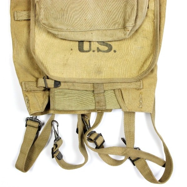 M1910 canvas haversack - R.H. Long 1918