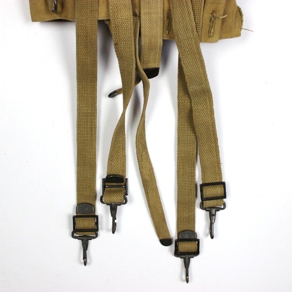 M1910 canvas haversack - R.H. Long 1918