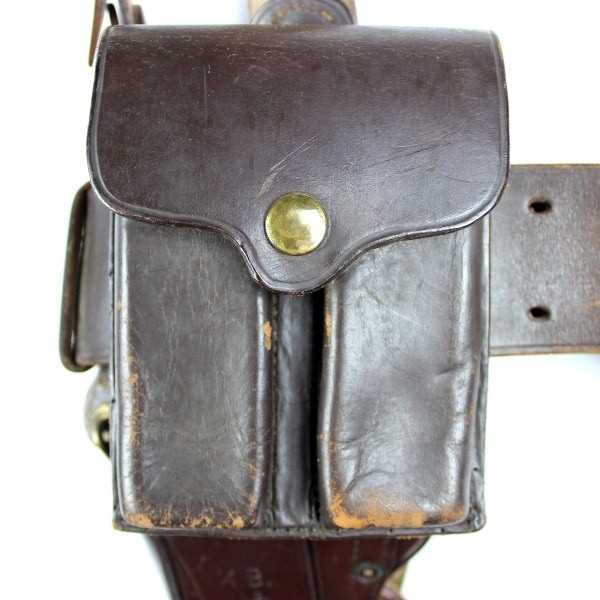 M1921 Sam Browne officer belt w/ holster and mag. pouch