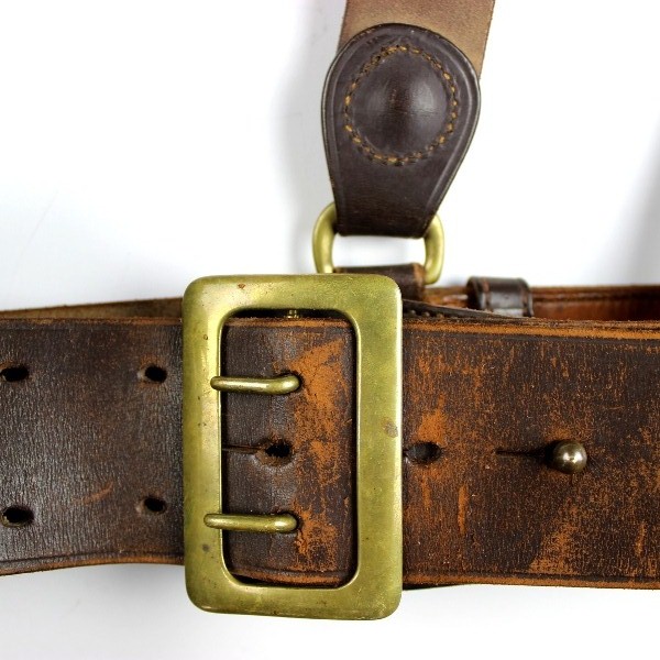 M1921 Sam Browne officer belt w/ holster and mag. pouch