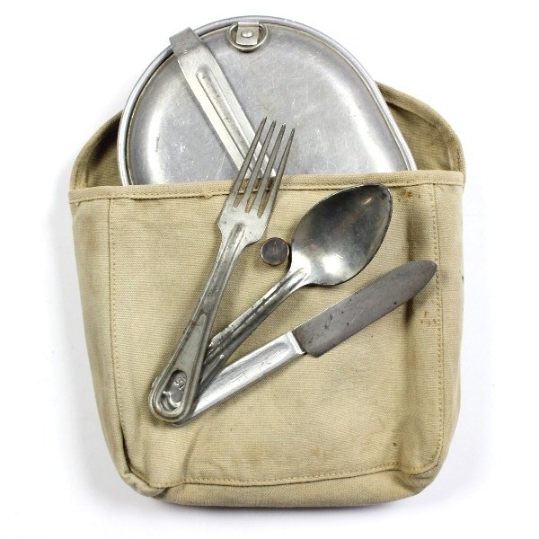 M1910 mess kit w/ utensils and pouch