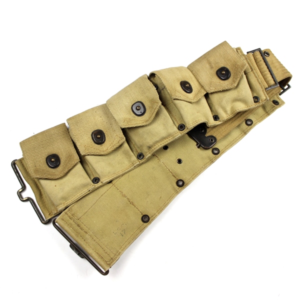 M1910 US Army dismounted rifle cartridge belt - 1917/1918