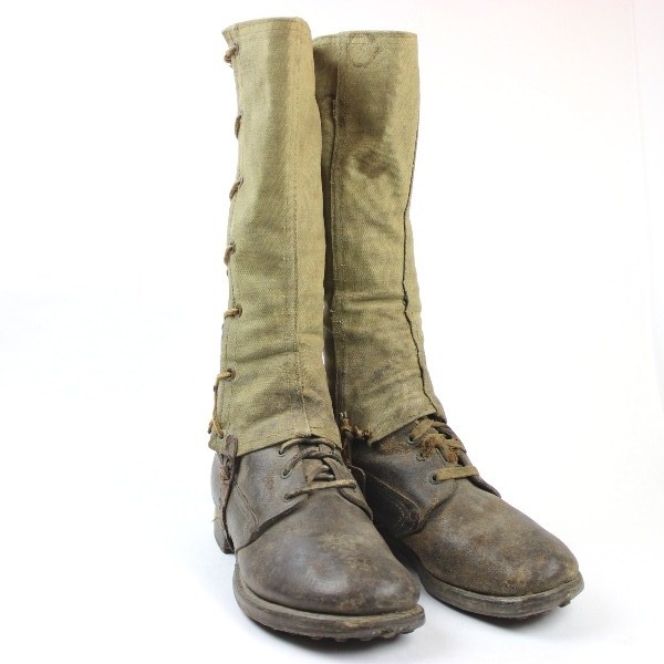 M1917 trench roughout leather boots - 7 1/2 EE